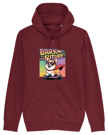 BARK TO THE FUTURE - CATEL CORGI Burgundy