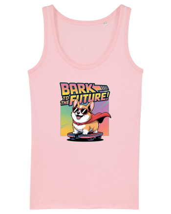 BARK TO THE FUTURE - CATEL CORGI Cotton Pink