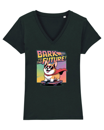 BARK TO THE FUTURE - CATEL CORGI Black