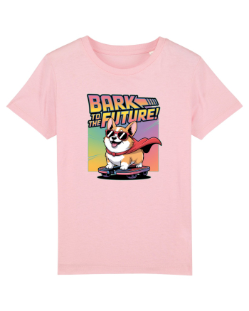 BARK TO THE FUTURE - CATEL CORGI Cotton Pink