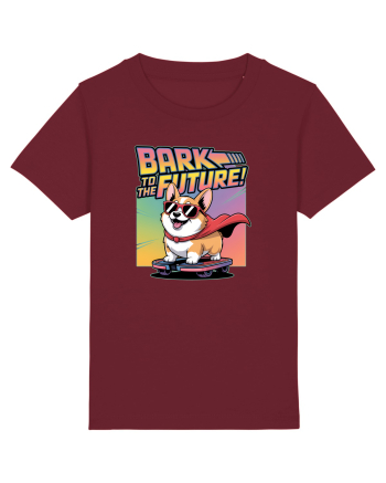 BARK TO THE FUTURE - CATEL CORGI Burgundy