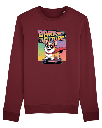 BARK TO THE FUTURE - CATEL CORGI Burgundy
