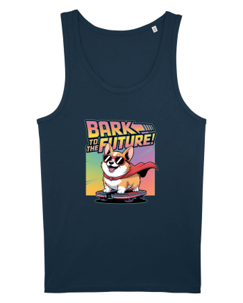 BARK TO THE FUTURE - CATEL CORGI Navy