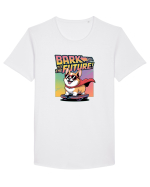 BARK TO THE FUTURE - CATEL CORGI Tricou mânecă scurtă guler larg Bărbat Skater