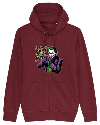 LET`S PUT A SMILE ON THAT FACE! Burgundy