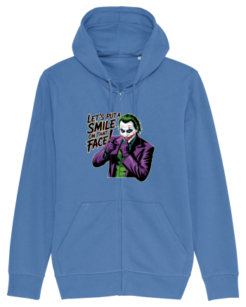 LET`S PUT A SMILE ON THAT FACE! Bright Blue