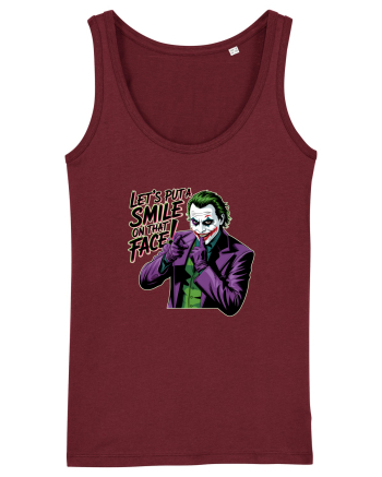 LET`S PUT A SMILE ON THAT FACE! Burgundy