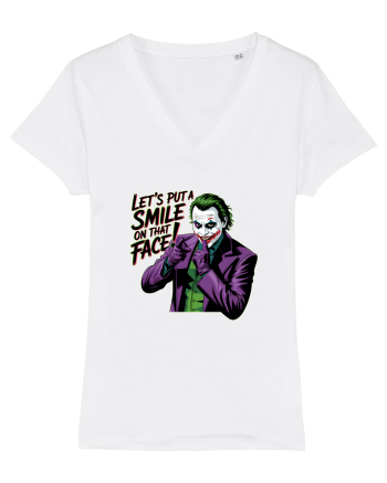 LET`S PUT A SMILE ON THAT FACE! White