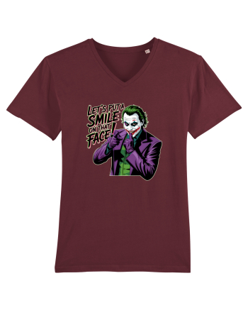 LET`S PUT A SMILE ON THAT FACE! Burgundy
