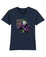 LET`S PUT A SMILE ON THAT FACE! Tricou mânecă scurtă guler V Bărbat Presenter