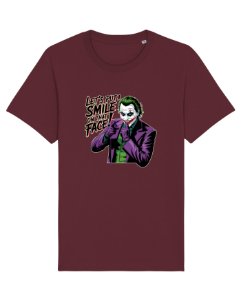 LET`S PUT A SMILE ON THAT FACE! Burgundy