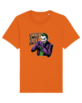 LET`S PUT A SMILE ON THAT FACE! Bright Orange