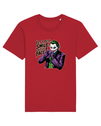 LET`S PUT A SMILE ON THAT FACE! Red