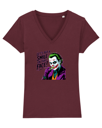 LET`S PUT A SMILE ON THAT FACE! 2 Burgundy