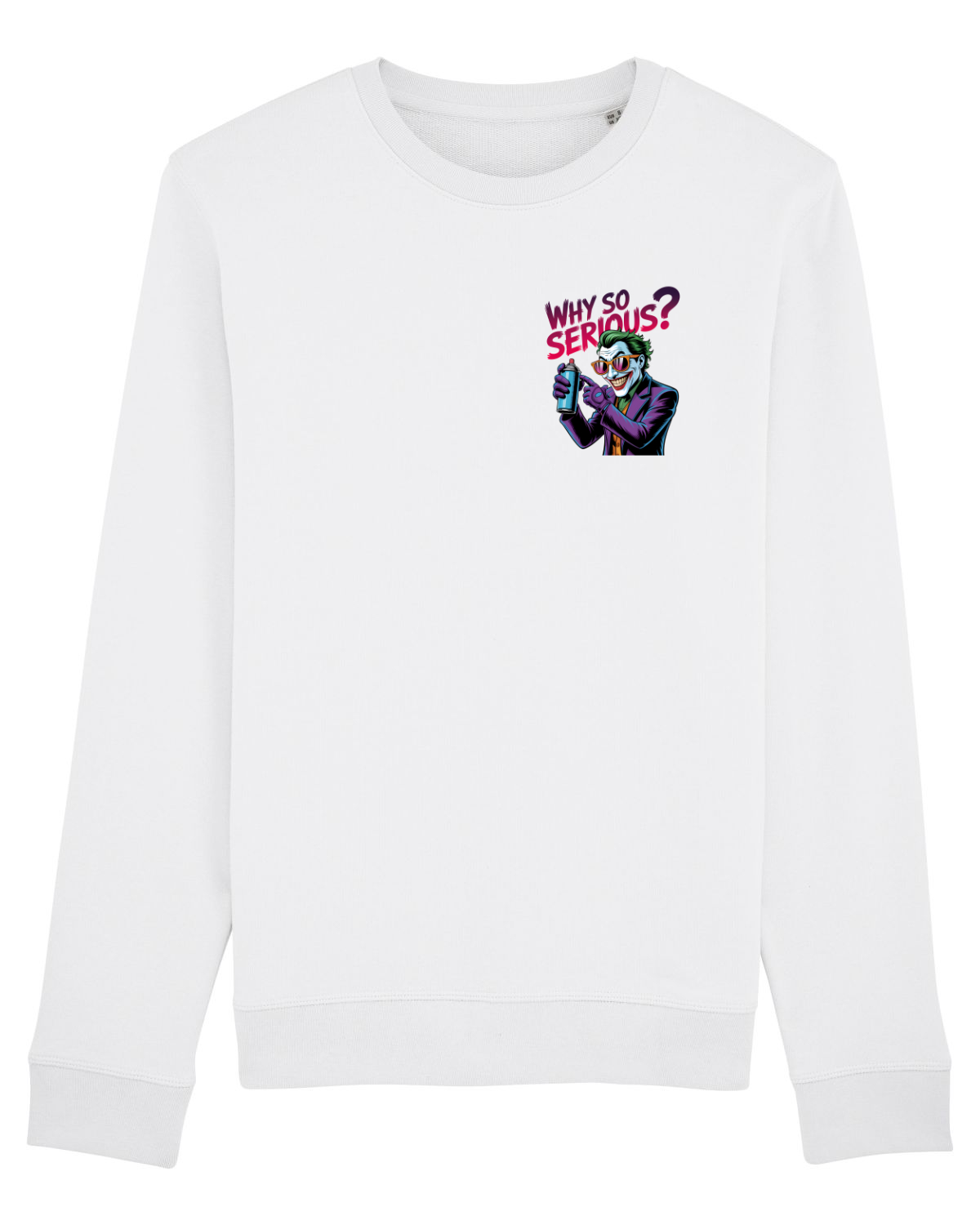 Bluză mânecă lungă Unisex Rise White