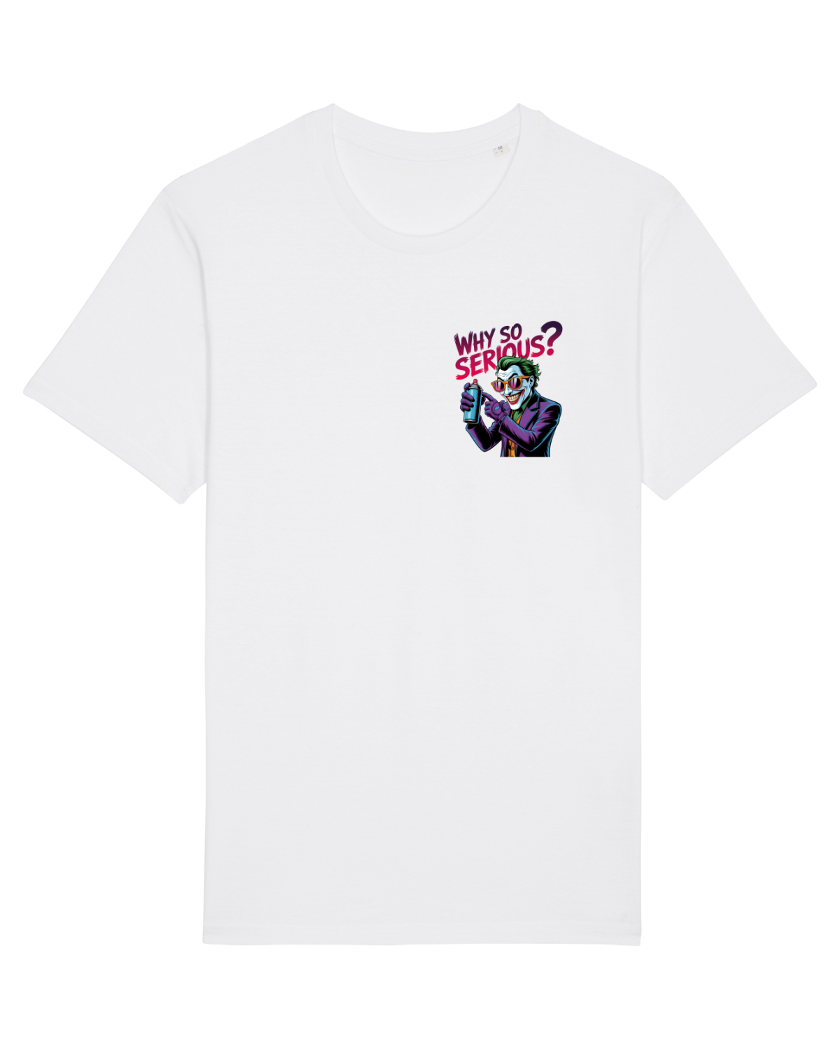 Tricou mânecă scurtă Unisex Rocker White