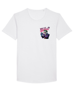 WHY SO SERIOUS? DE CE ESTI ASA SERIOS / SERIOASA? - lateral 2 Tricou mânecă scurtă guler larg Bărbat Skater