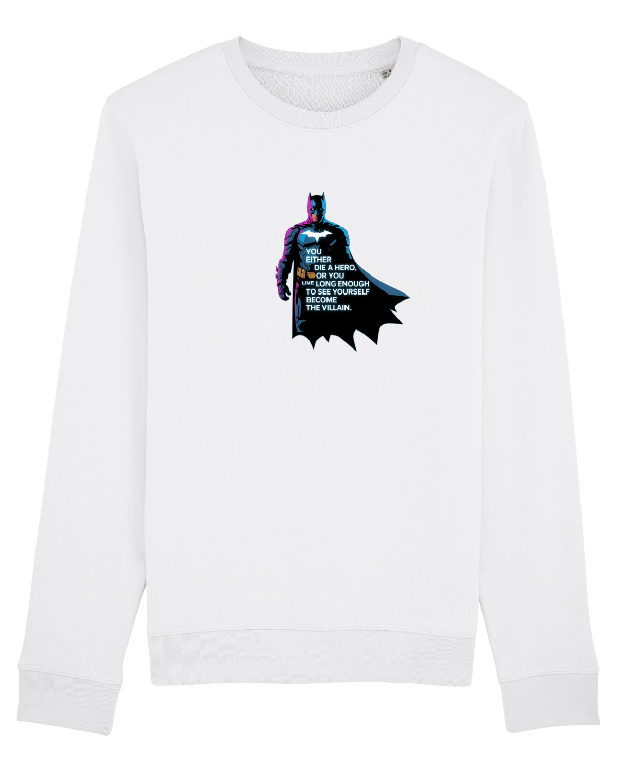 Bluză mânecă lungă Unisex Rise White