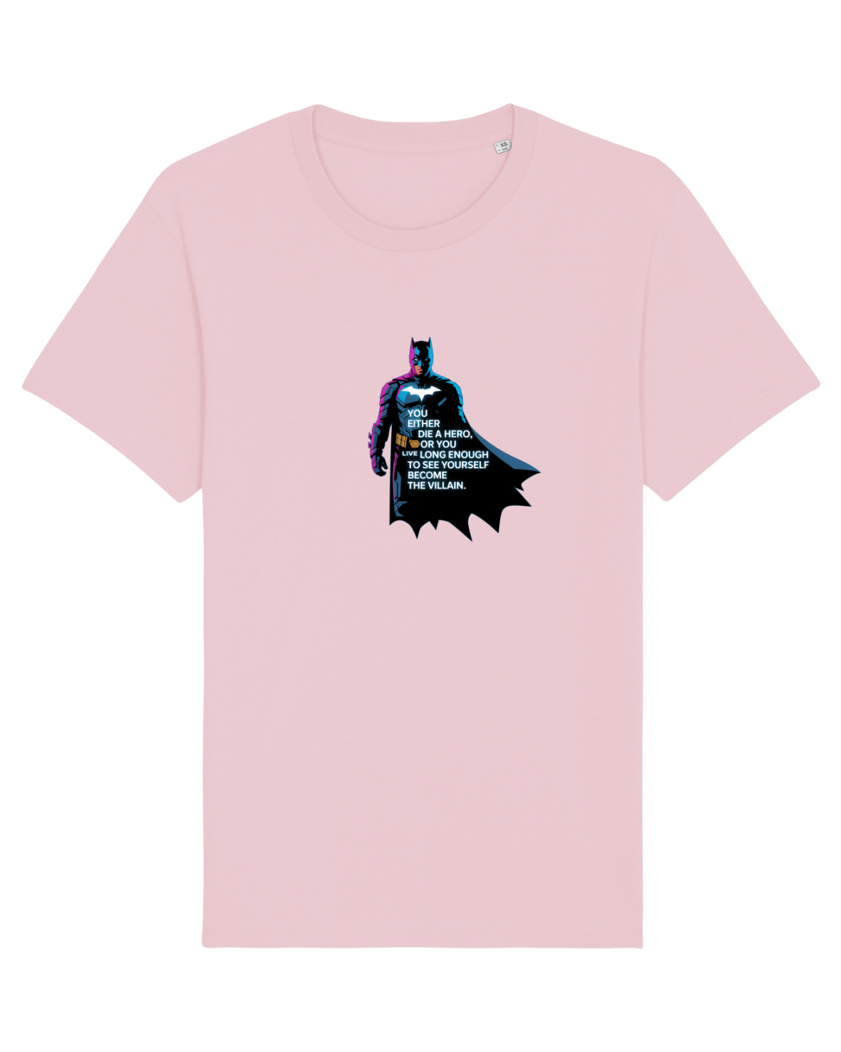 Tricou mânecă scurtă Unisex Rocker Cotton Pink