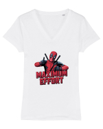 MAXIMUM EFFORT - EFORT MAXIM Tricou mânecă scurtă guler V Damă Evoker