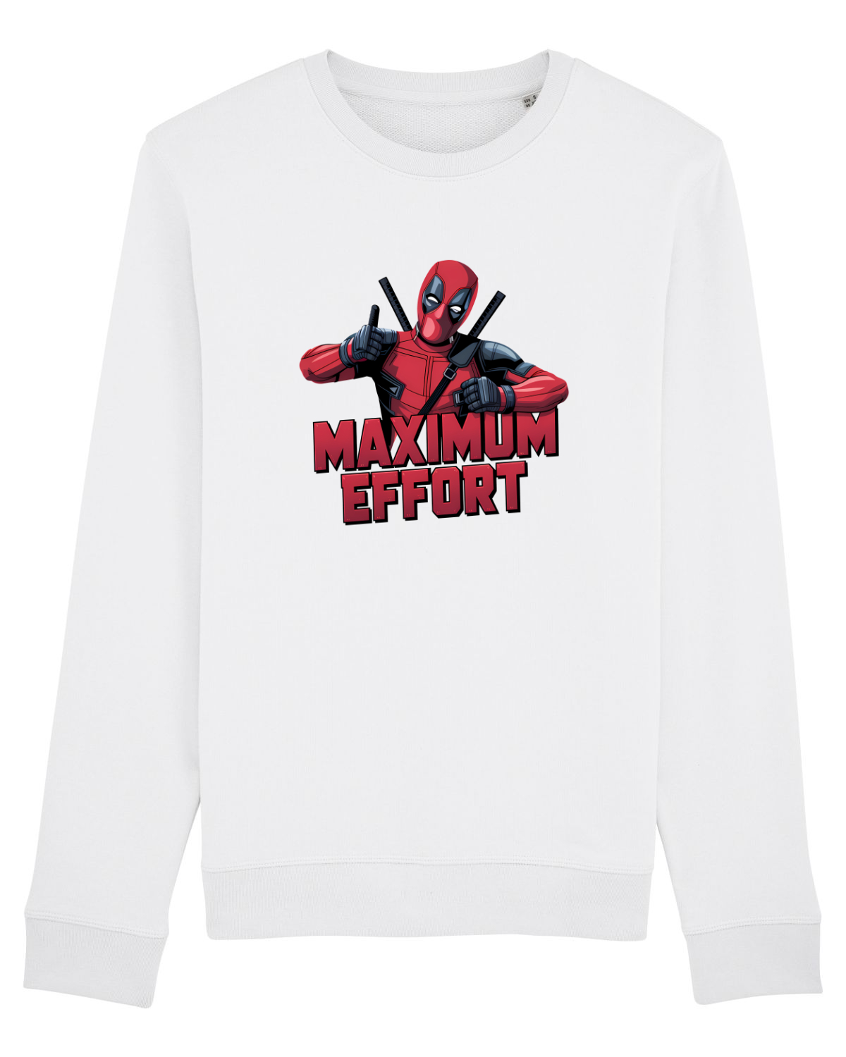 Bluză mânecă lungă Unisex Rise White