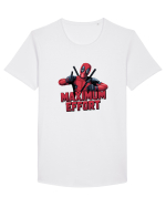 MAXIMUM EFFORT - EFORT MAXIM Tricou mânecă scurtă guler larg Bărbat Skater