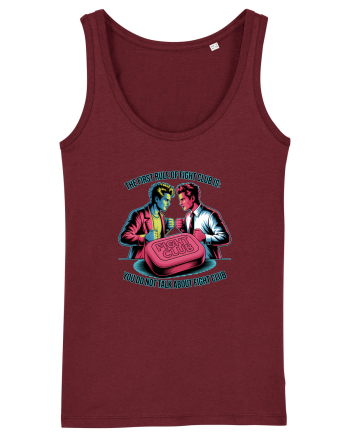 THE FIRST RULE OF FIGHT CLUB Burgundy