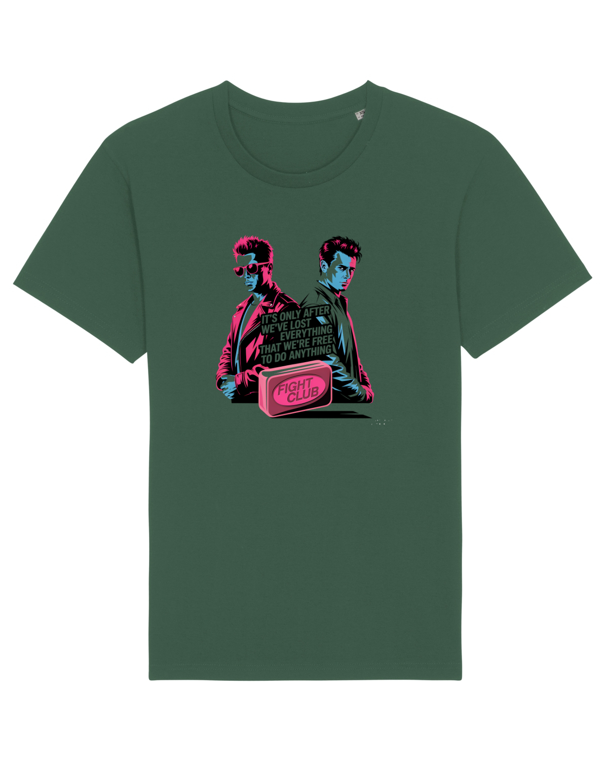 Tricou mânecă scurtă Unisex Rocker Bottle Green