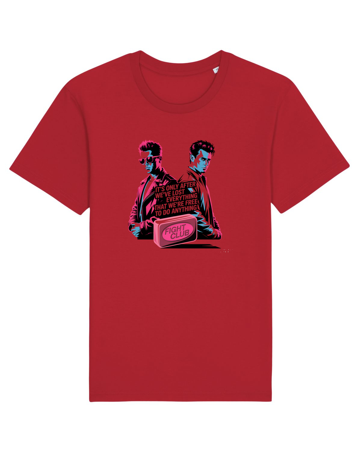 Tricou mânecă scurtă Unisex Rocker Red