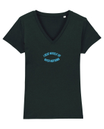 I BEAT MYSELF UP OVER NOTHING -  IMI BAT CAPUL Pt. Tricou mânecă scurtă guler V Damă Evoker