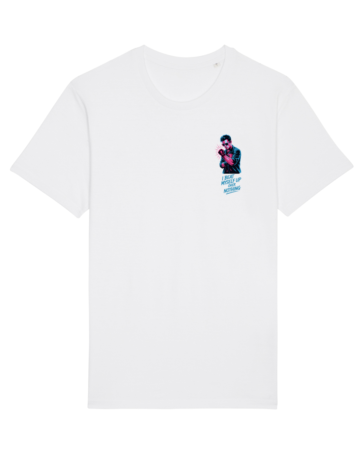 Tricou mânecă scurtă Unisex Rocker White