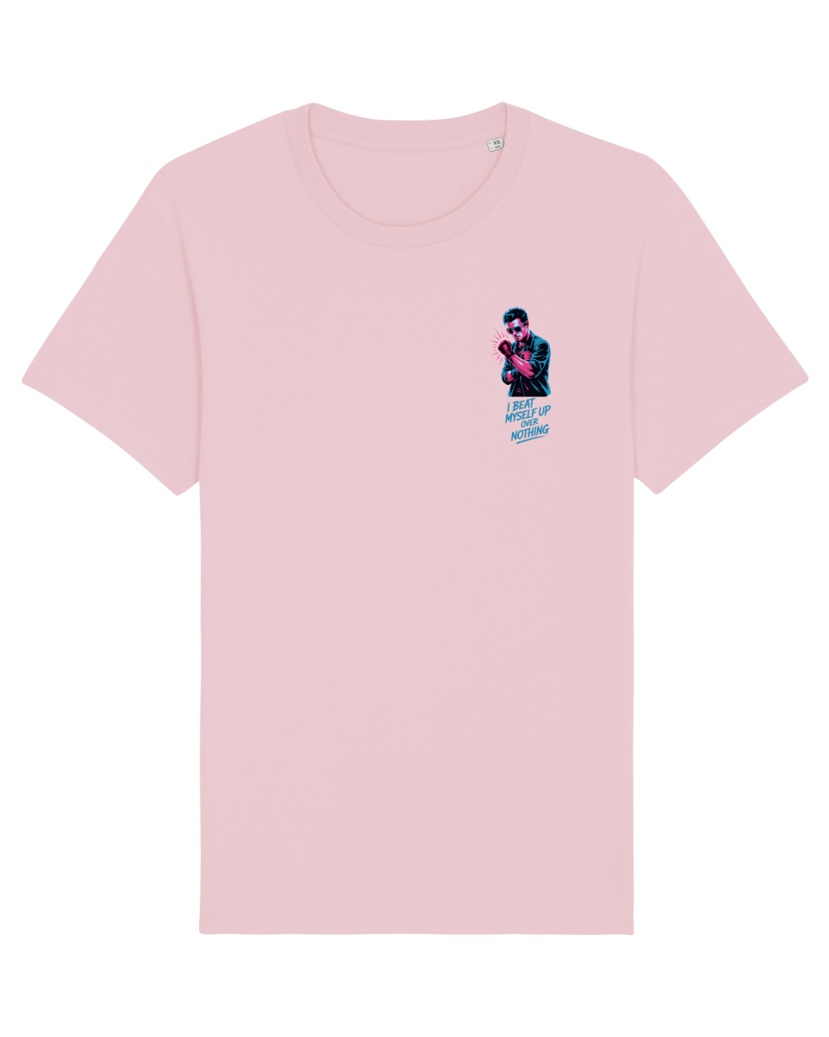 Tricou mânecă scurtă Unisex Rocker Cotton Pink