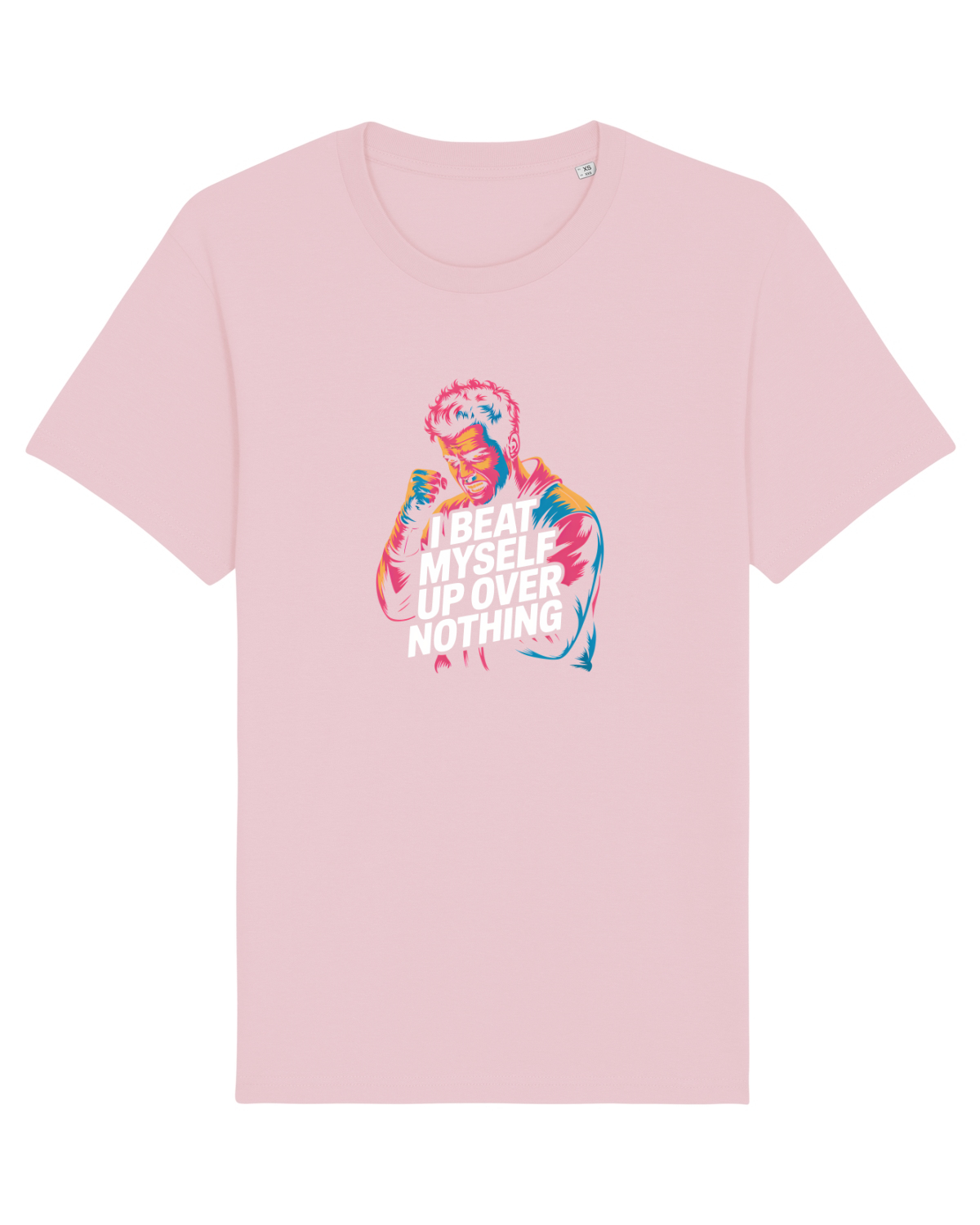Tricou mânecă scurtă Unisex Rocker Cotton Pink