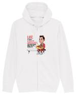 LIFE IS LIKE A BOX OF CHOCOLATES Hanorac cu fermoar Unisex Connector