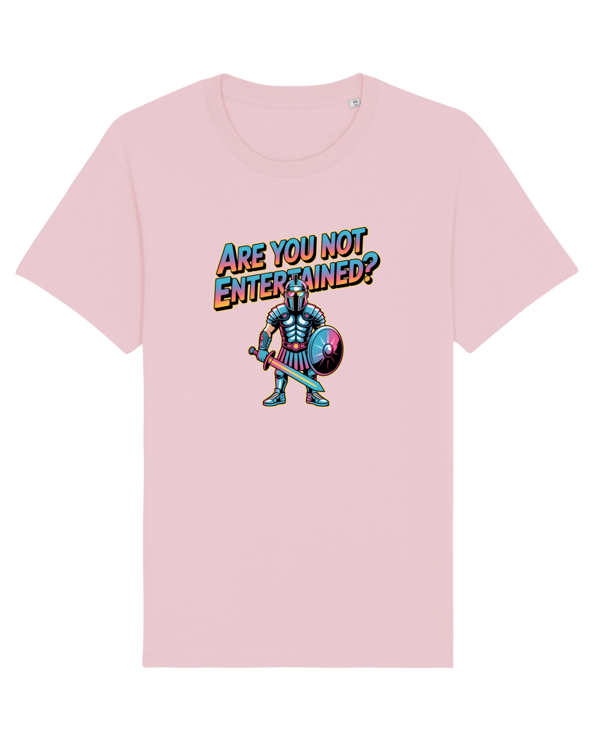 Tricou mânecă scurtă Unisex Rocker Cotton Pink