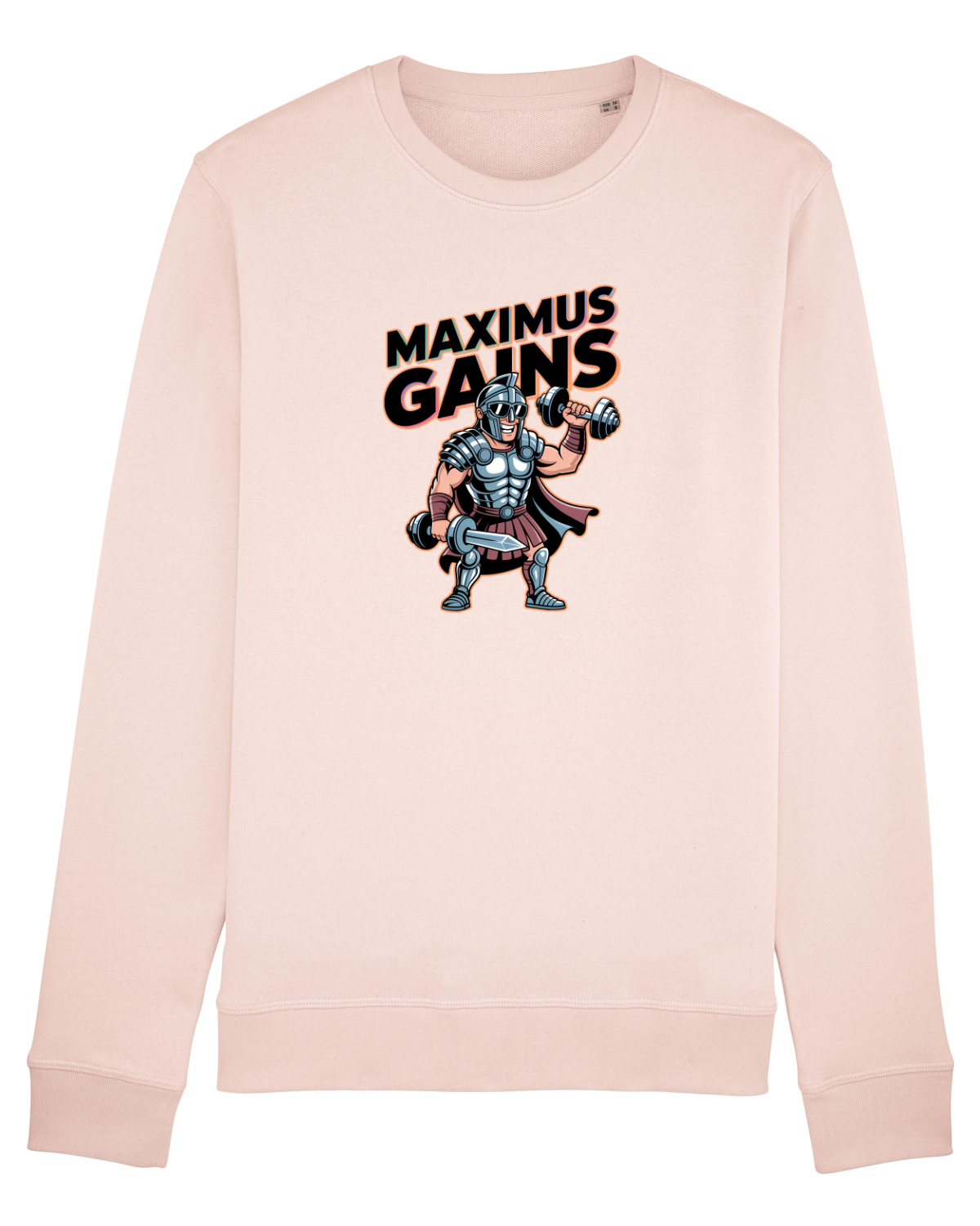 Bluză mânecă lungă Unisex Rise Candy Pink