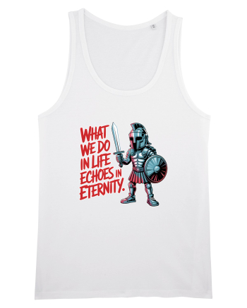 WHAT WE DO IN LIFE ECHOES IN ETERNITY- CEEA CE FACEM IN VIATA ARE ECOU  White