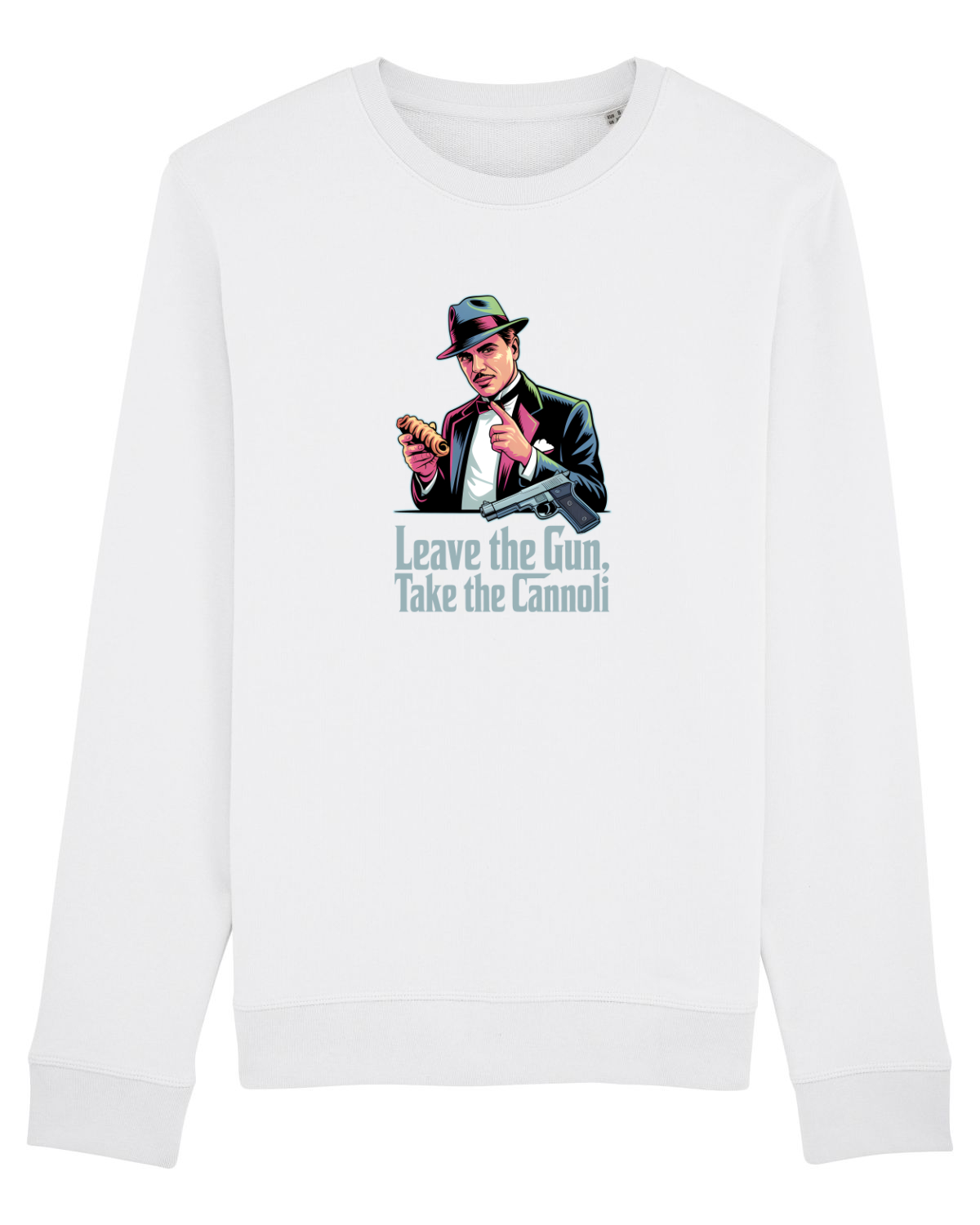 Bluză mânecă lungă Unisex Rise White