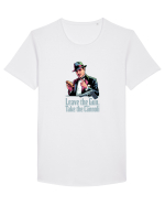 LEAVE THE GUN, TAKE THE CANNOLI - LASA ARMA, IA PRAJITURA Tricou mânecă scurtă guler larg Bărbat Skater