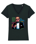 I`M GONNA MAKE YOU AN OFFER YOU CAN`T REFUSE Tricou mânecă scurtă guler V Damă Evoker