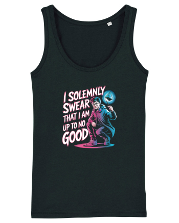I SOLEMNLY SWEAR I AM UP TO NO GOOD - SUNT PUS PE RELE Black