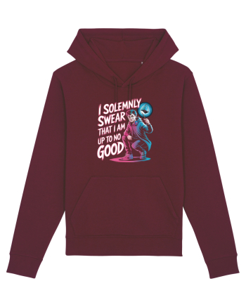 I SOLEMNLY SWEAR I AM UP TO NO GOOD - SUNT PUS PE RELE Burgundy