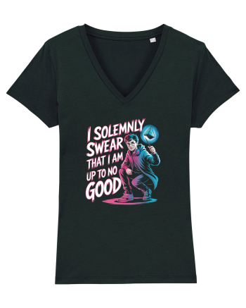 I SOLEMNLY SWEAR I AM UP TO NO GOOD - SUNT PUS PE RELE Black