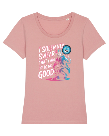 I SOLEMNLY SWEAR I AM UP TO NO GOOD - SUNT PUS PE RELE Canyon Pink