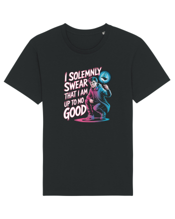 I SOLEMNLY SWEAR I AM UP TO NO GOOD - SUNT PUS PE RELE Black