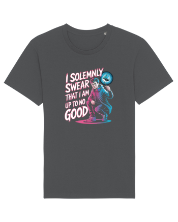I SOLEMNLY SWEAR I AM UP TO NO GOOD - SUNT PUS PE RELE Anthracite