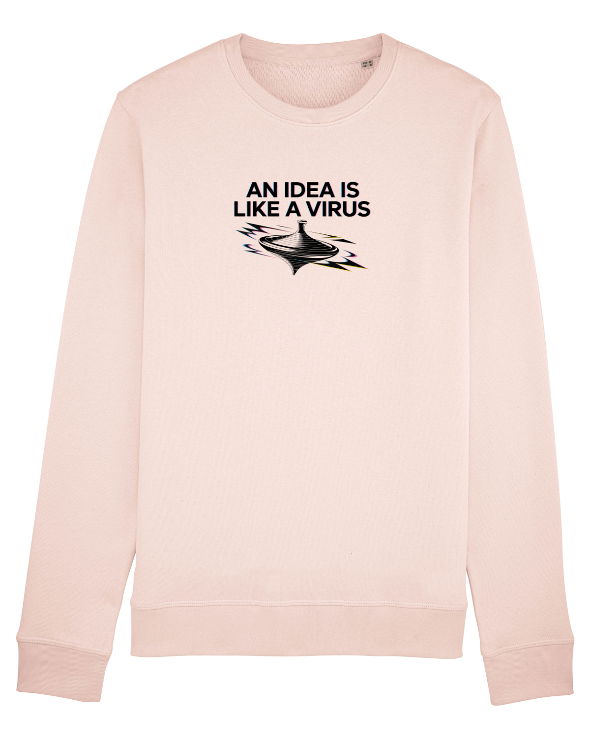 Bluză mânecă lungă Unisex Rise Candy Pink