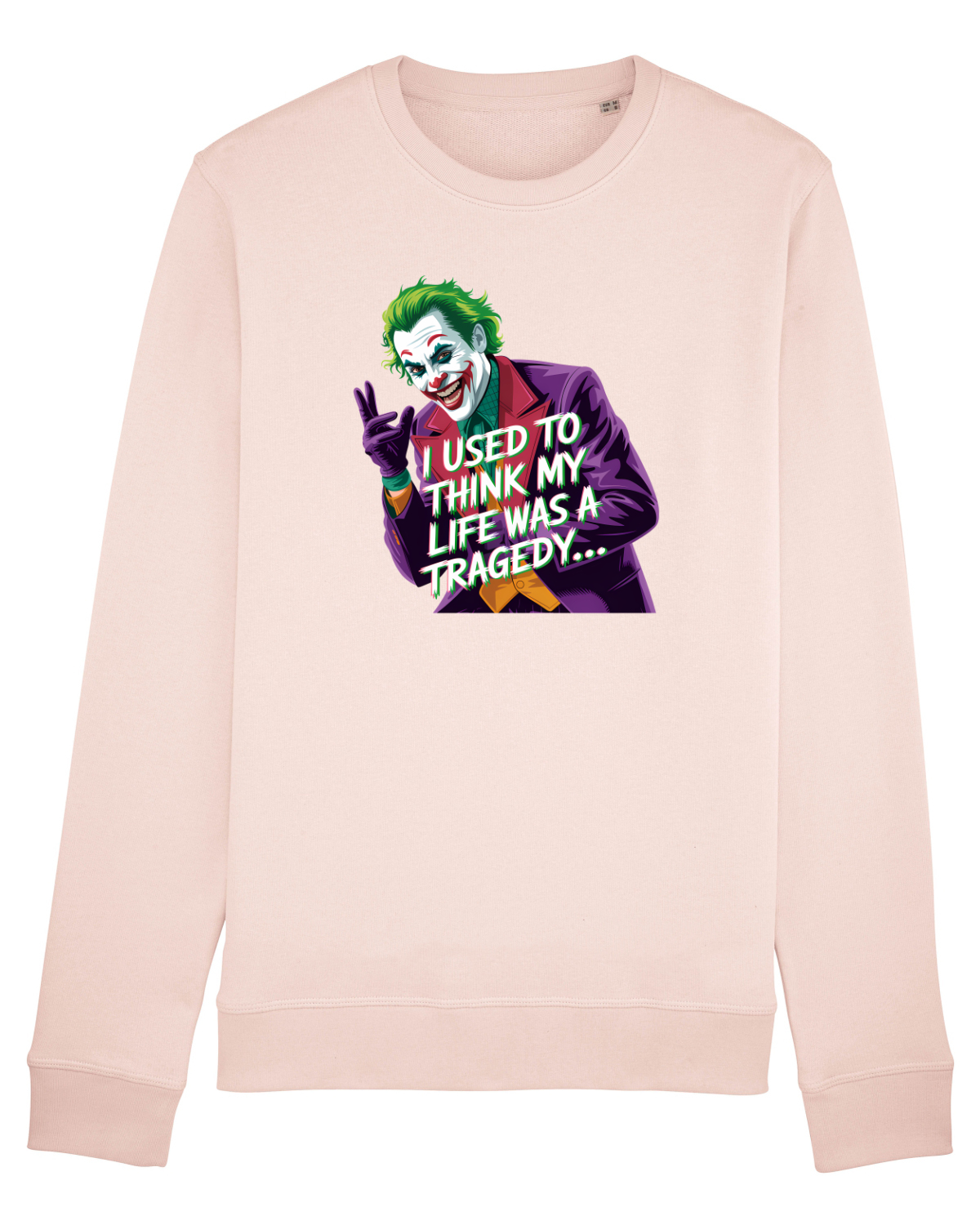 Bluză mânecă lungă Unisex Rise Candy Pink
