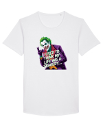 I USED TO THINK MY LIFE WAS A TRAGEDY Tricou mânecă scurtă guler larg Bărbat Skater