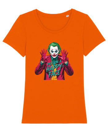 PUT ON A HAPPY FACE Bright Orange